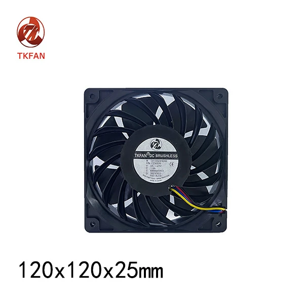 High Speed Brushless Fan 4 Pins 120mm THB1224B-PM00